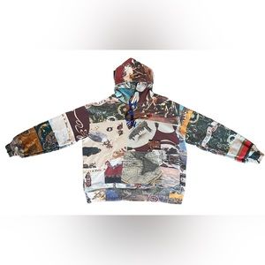 Amiri Patchwork Souvenir Hoodie - Worn Size X-Large